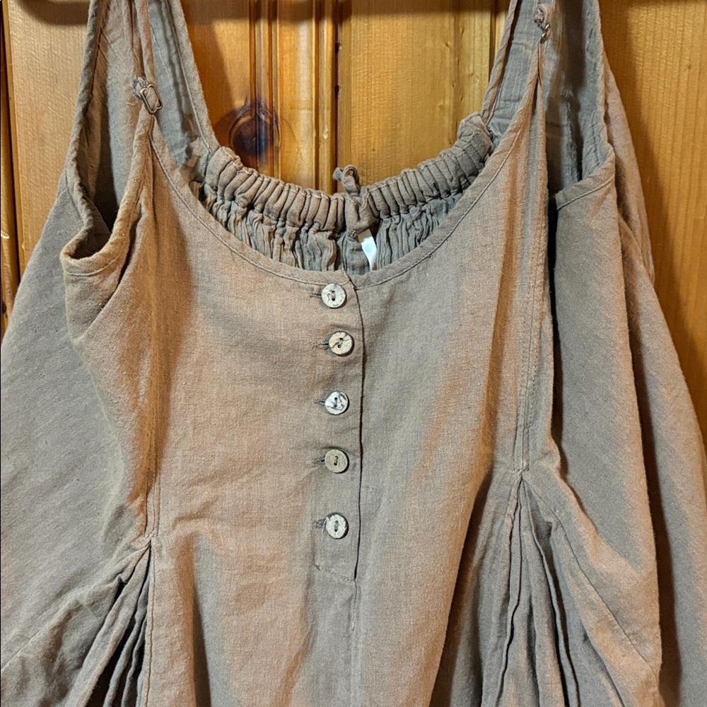 Free People Pick Me Up Mini Dress - Tan - Size XS - Picture 5 of 11